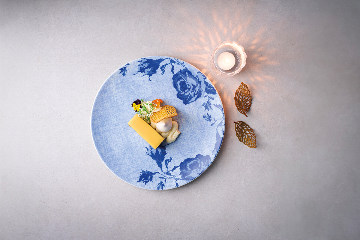 Artis Boho assiette coupe bleue 23 cm