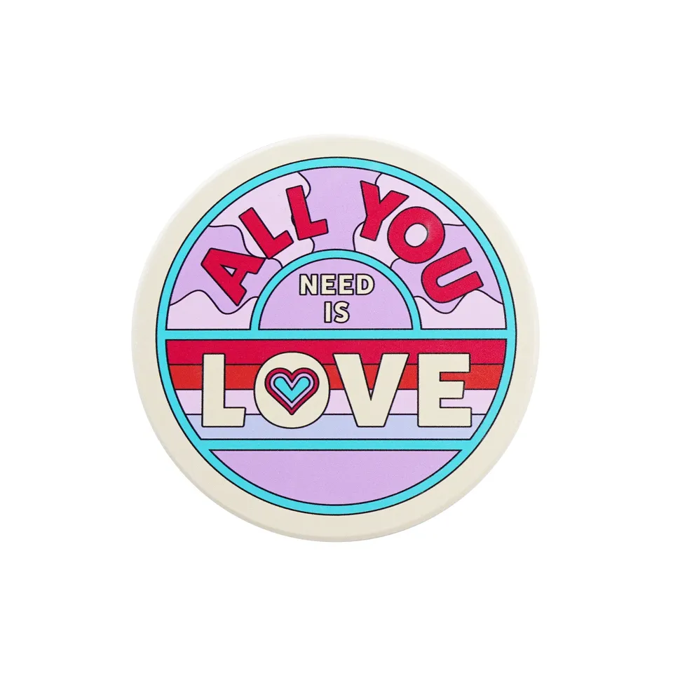 The Beatles All You Need is Love dessous de verre céramique