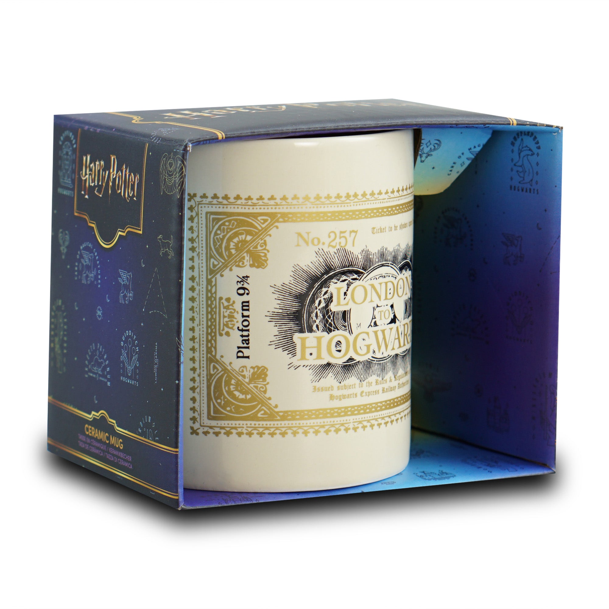 HMB Harry Potter London Hogwarts mug ticket 40 cl