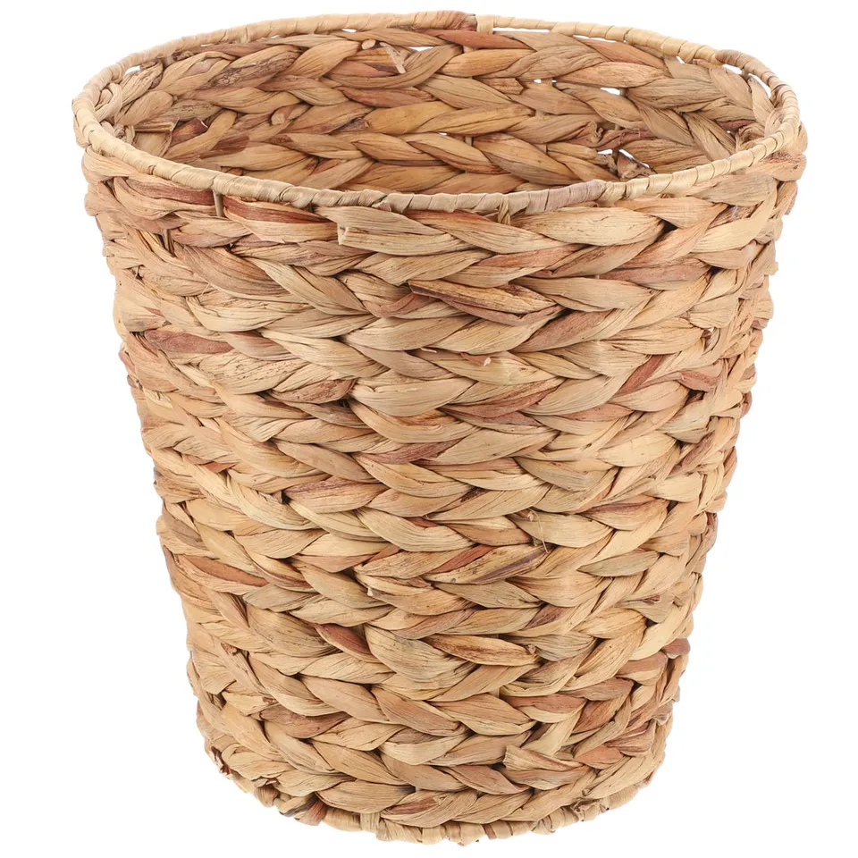 Alipis panier rangement tressé herbe gourde marron