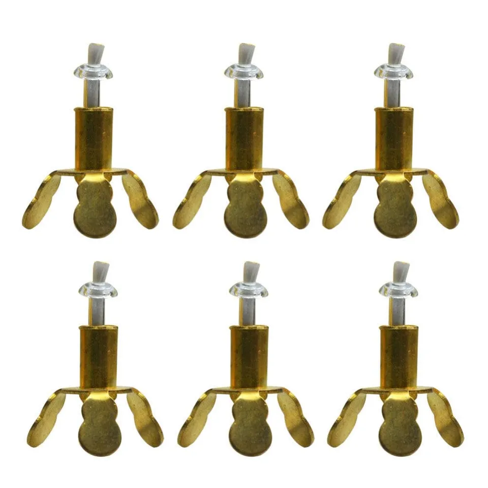 Alipis Porte-Mèche Lampe à Huile Verre Lot de 6