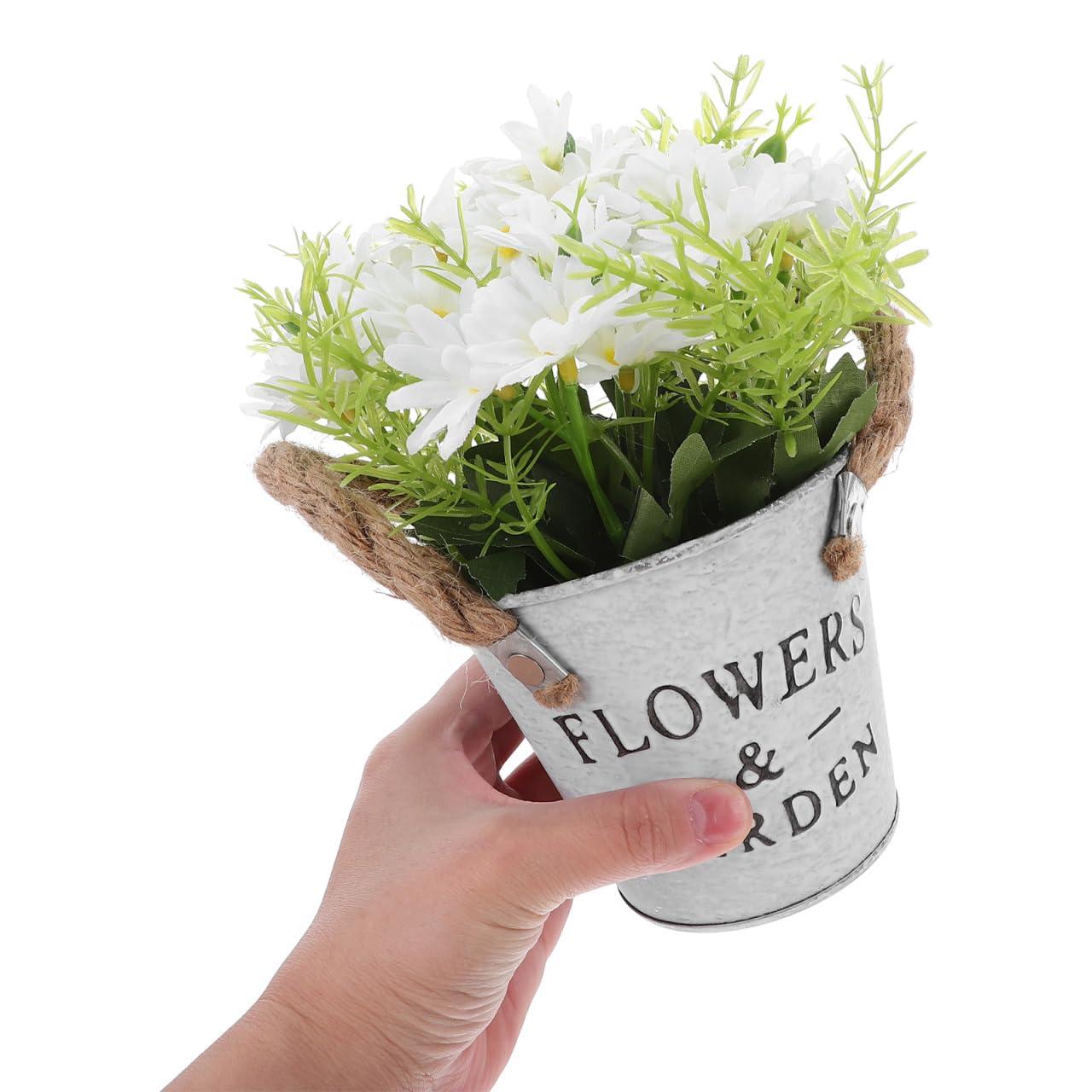 Alipis Marguerite Artificielle en Pot 9x11x9 cm