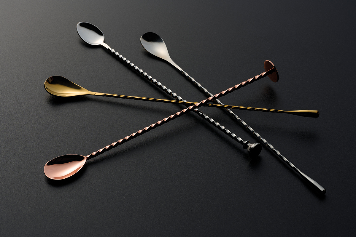 Artis Twisted cuillère de bar cuivre 28 cm