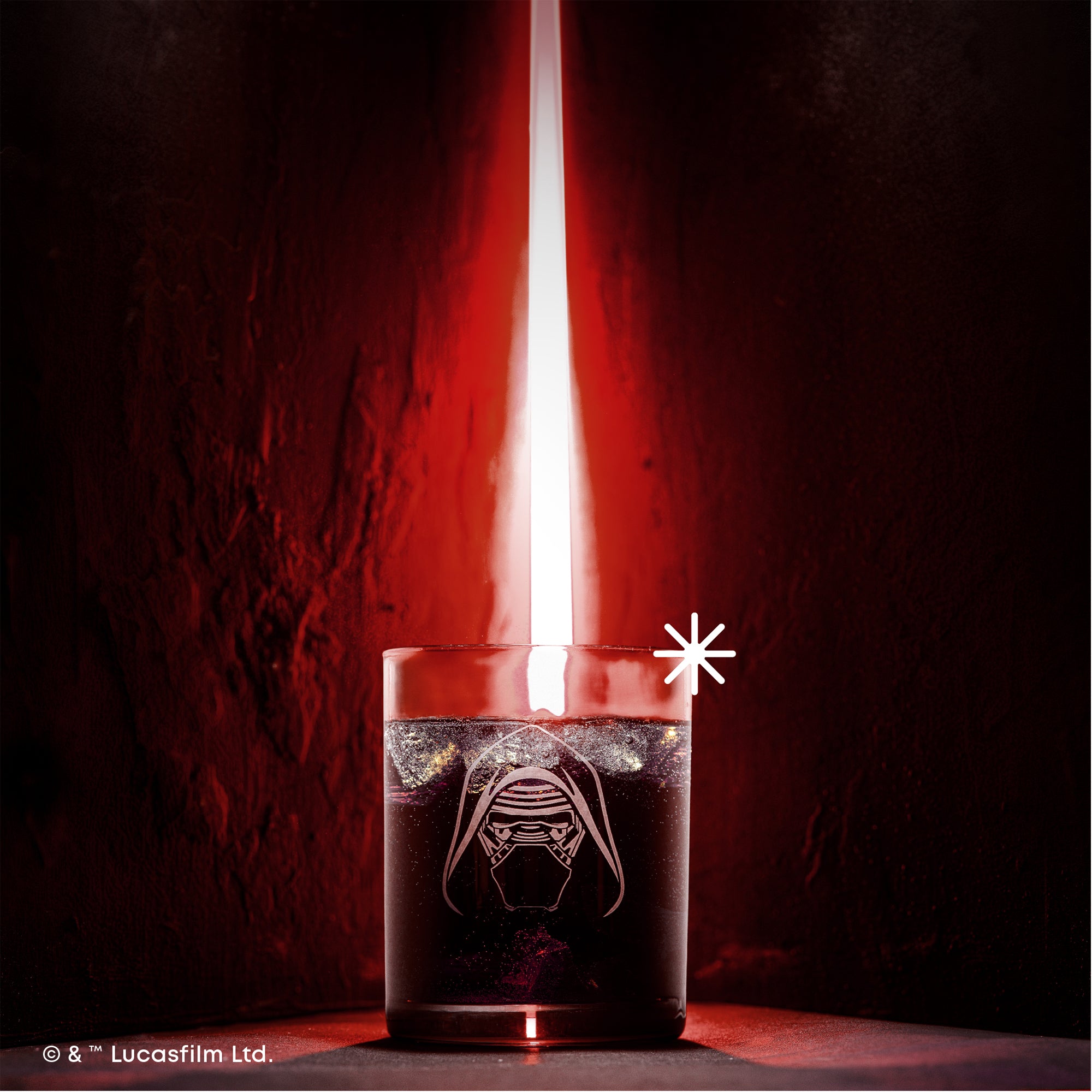 Star Wars Dark Side verre à whisky 41 cl lot de 4 vilains
