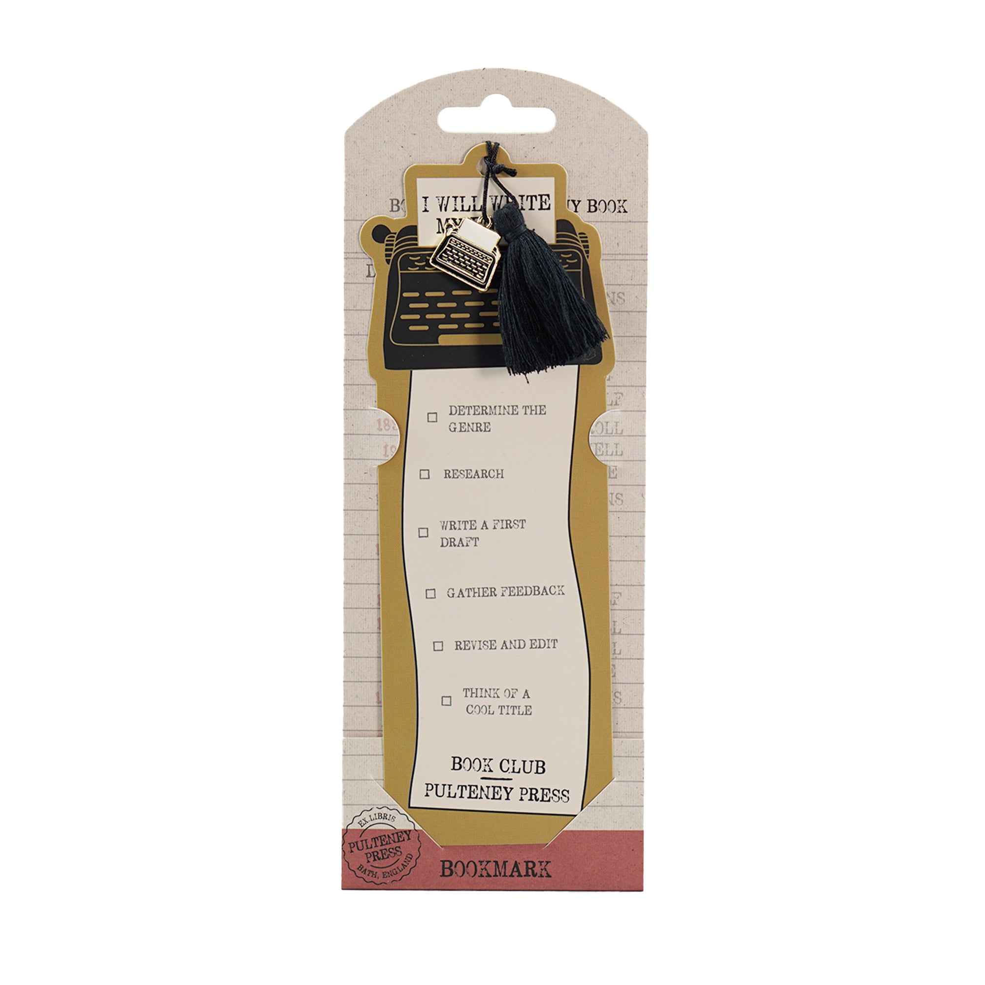 Pulteney Press MARKPP32 marque-page papier breloque et pompon