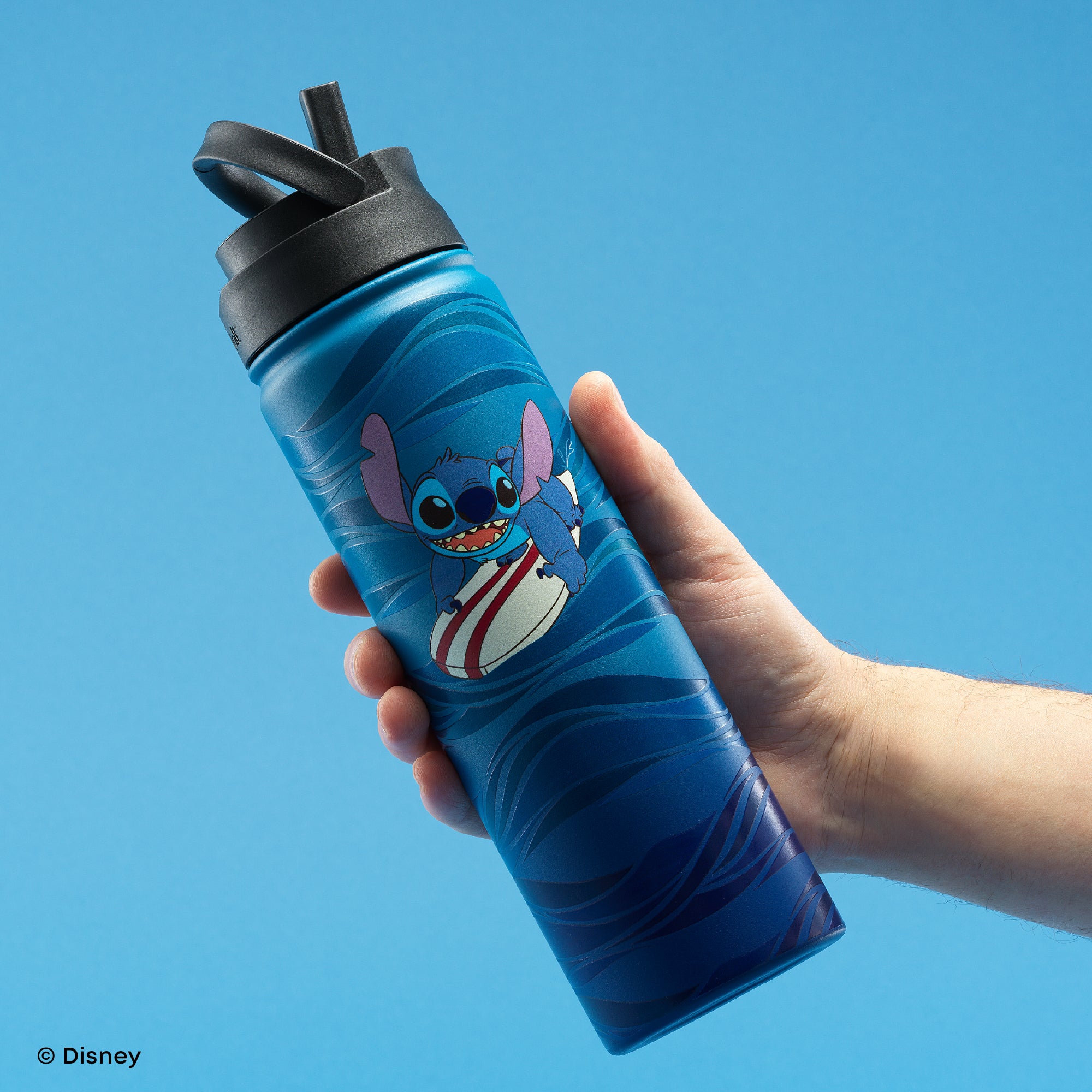 JoyJolt Stitch Surf's Up gourde inox 65 cl