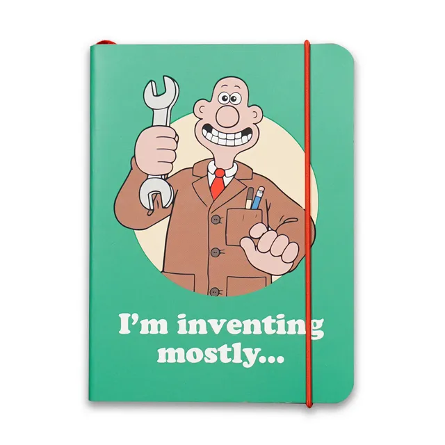 HMB Wallace & Gromit carnet souple A6 vert