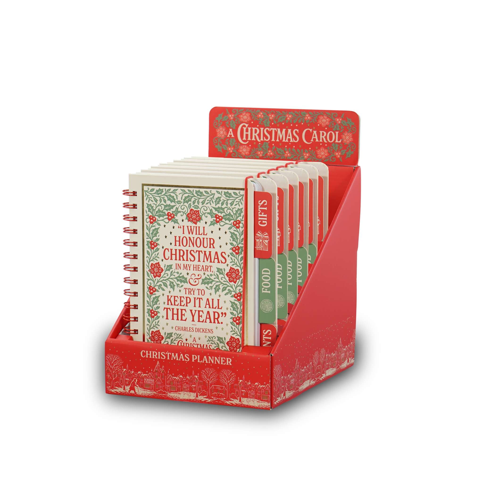 A Christmas Carol carnet A5 spirale Get Organised papier FSC