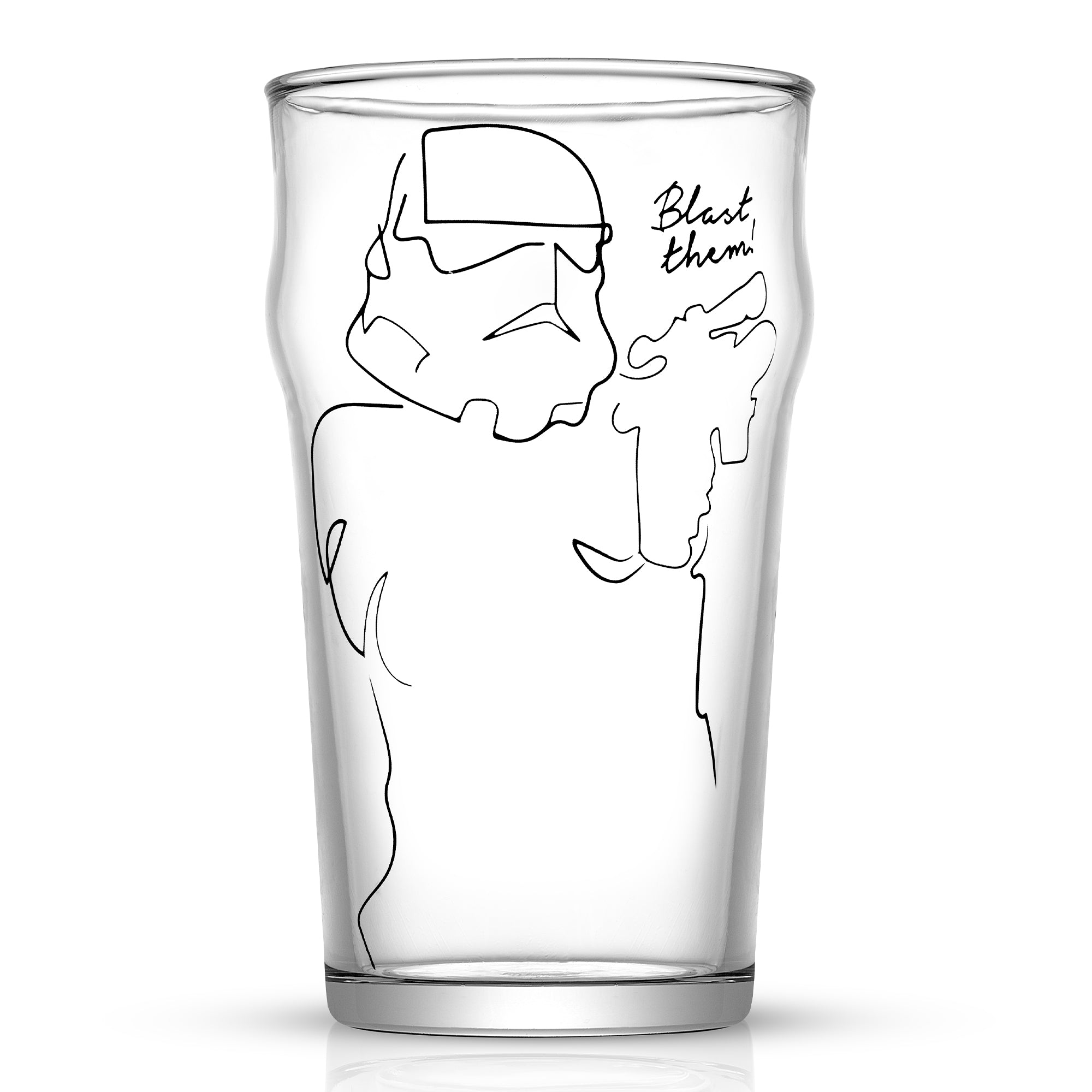 JoyJolt Star Wars verres lot de 4 55 cl noir