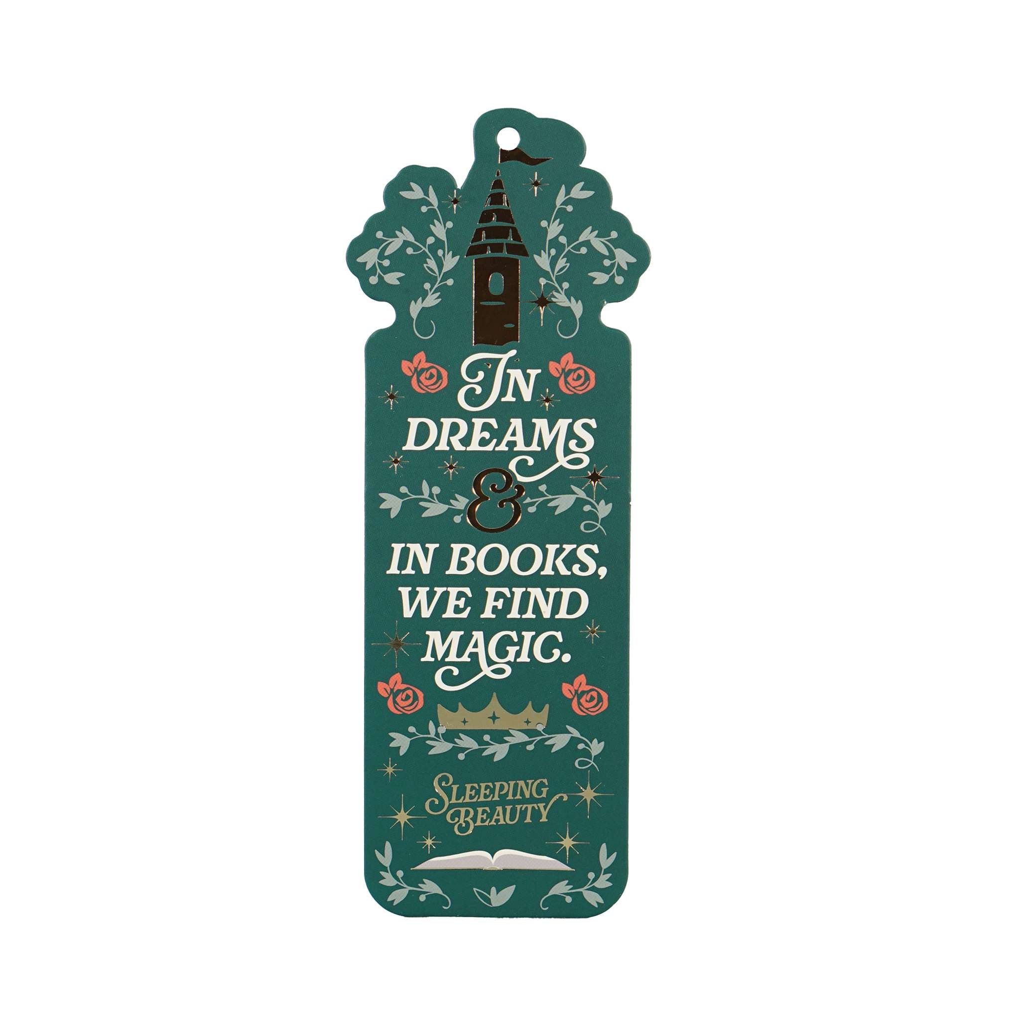 Sleeping Beauty marque-page vert breloque pompon 18cm
