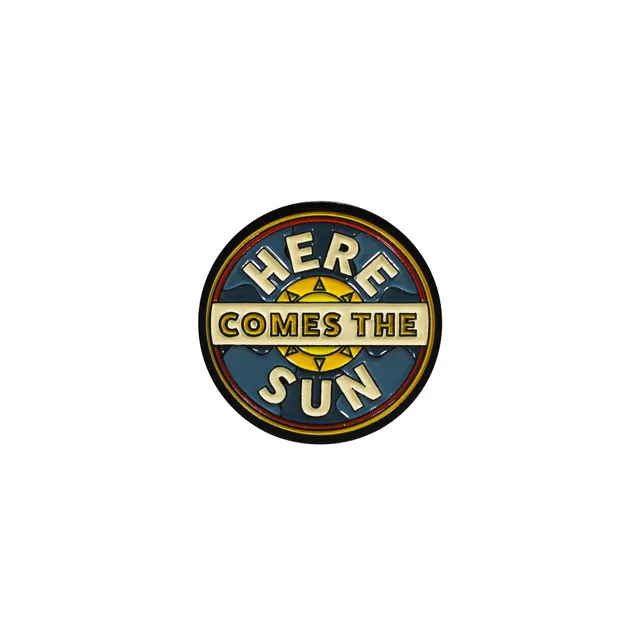 The Beatles pin's Here Comes the Sun émail bleu