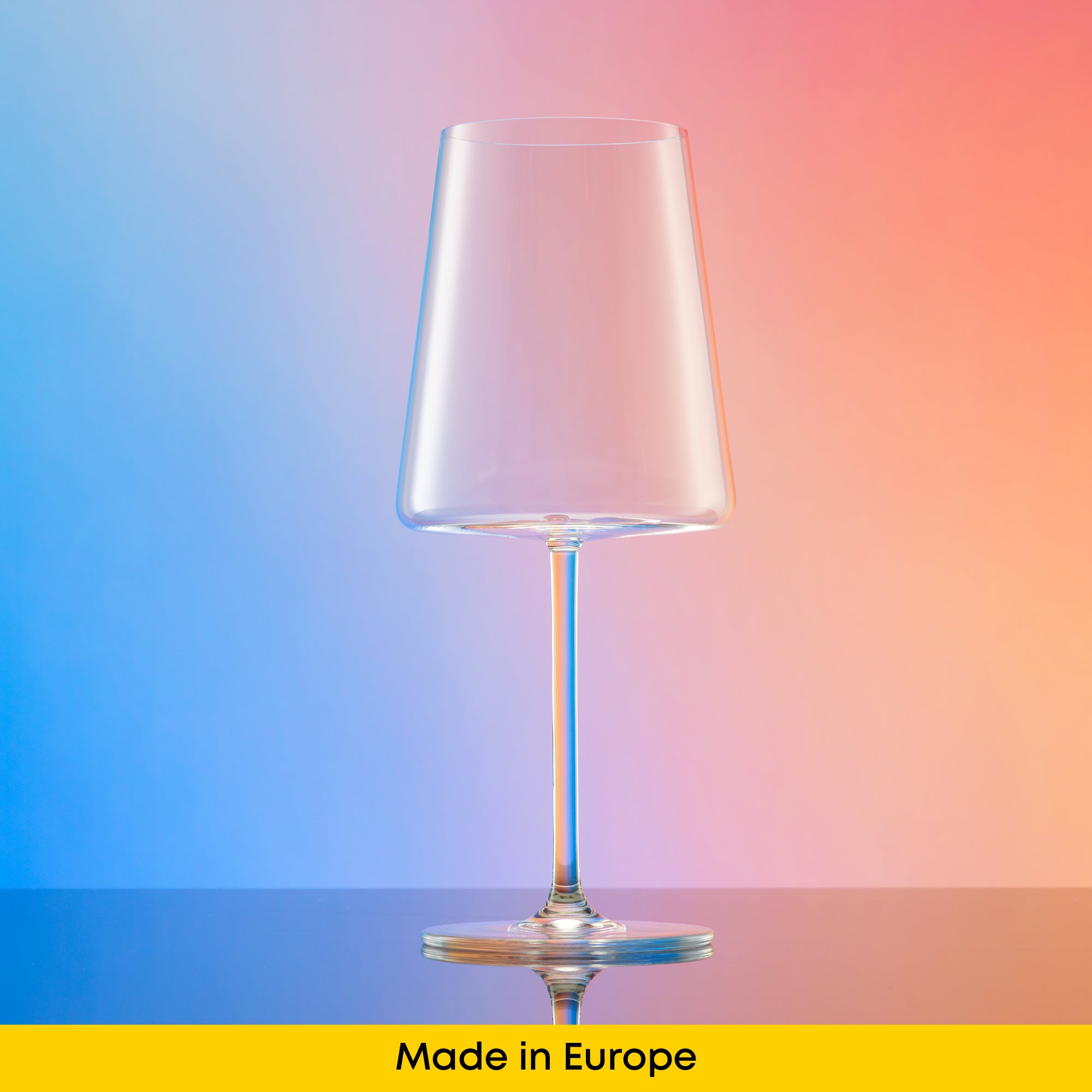 JoyJolt Aura lot 8 verres à vin rouge cristal
