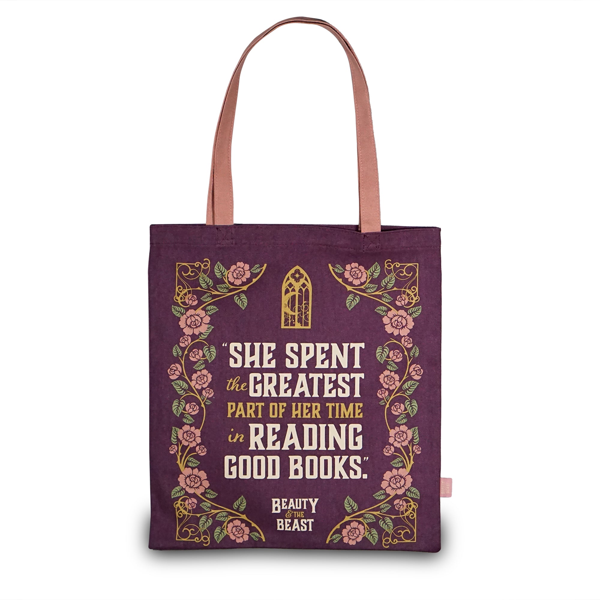HMB Belle et Bête tote bag shopper coton recyclé violet