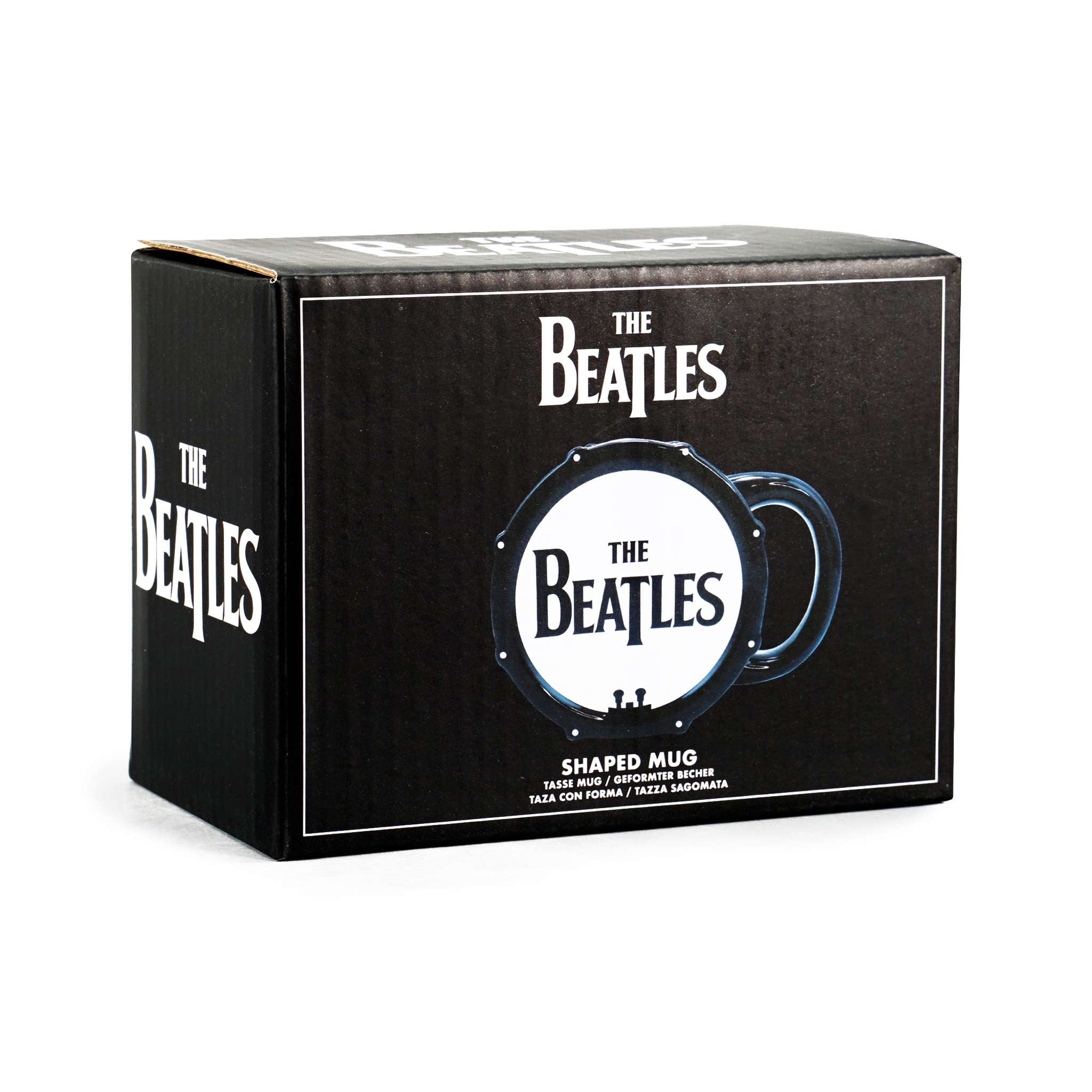 The Beatles Drum Logo mug 25 cl boîte cadeau blanc