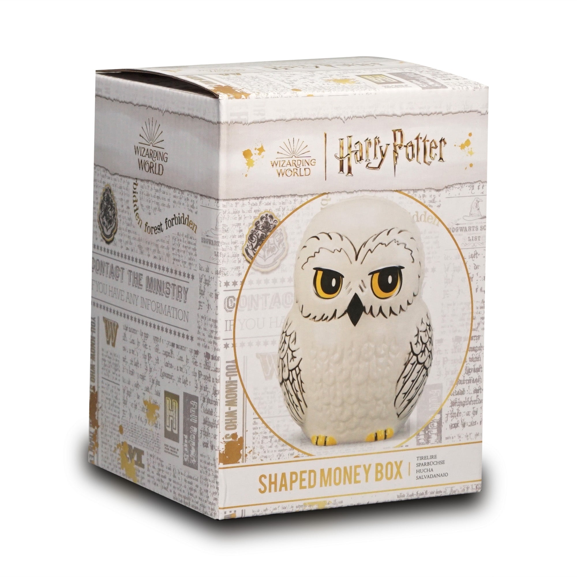 Harry Potter Hedwig tirelire céramique blanche