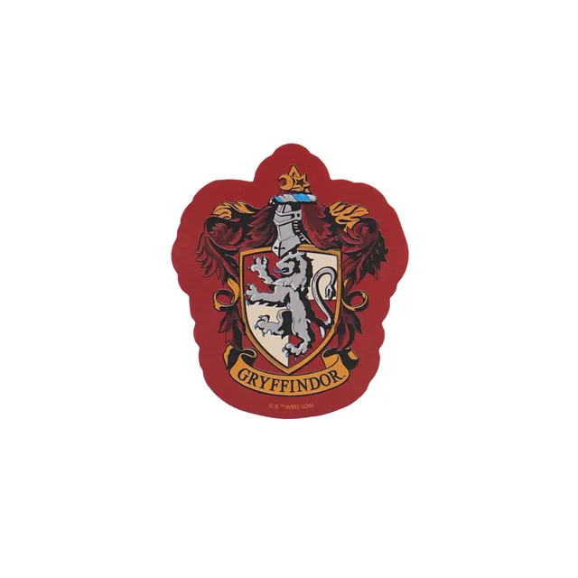 Harry Potter Gryffindor sticker vinyle rouge 7,5 cm