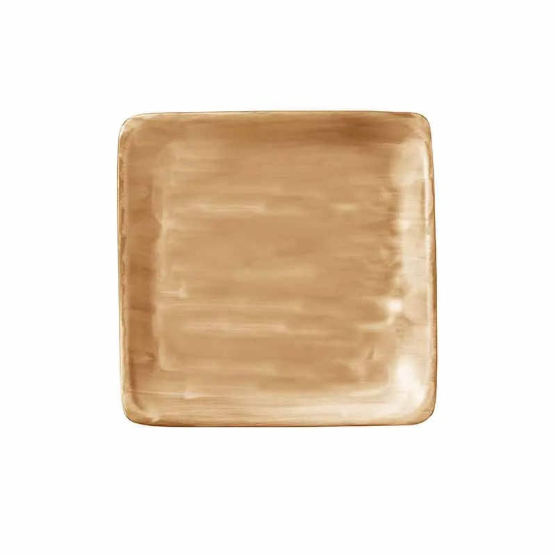 Artis Sand assiette carrée 15 cm apéro