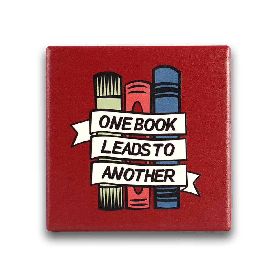 HMB Pulteney Press One Book dessous verre céramique rouge