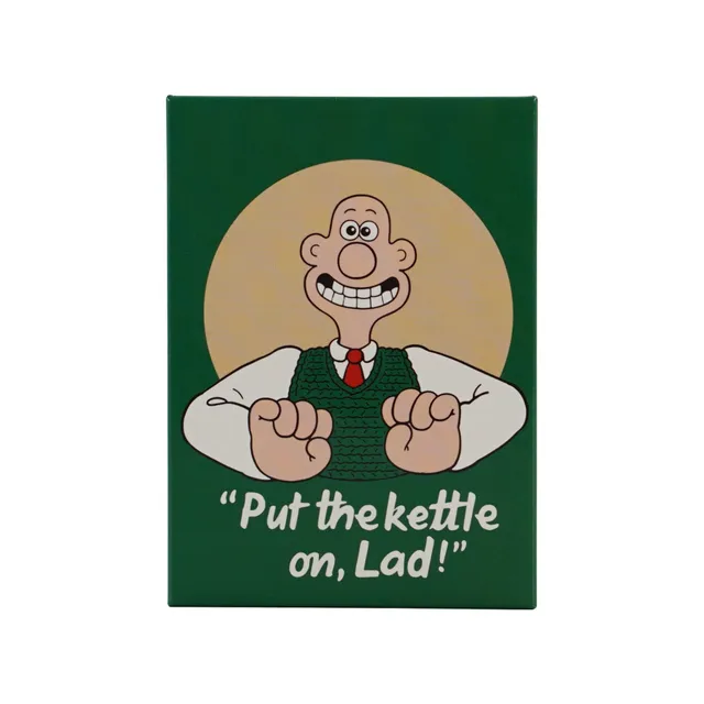 Wallace & Gromit Wallace magnet vert