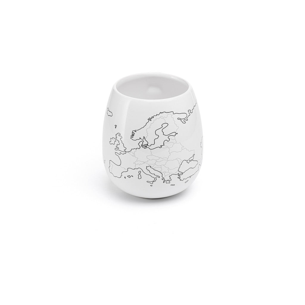 Trouvaille Global mug voyage Europe à colorier