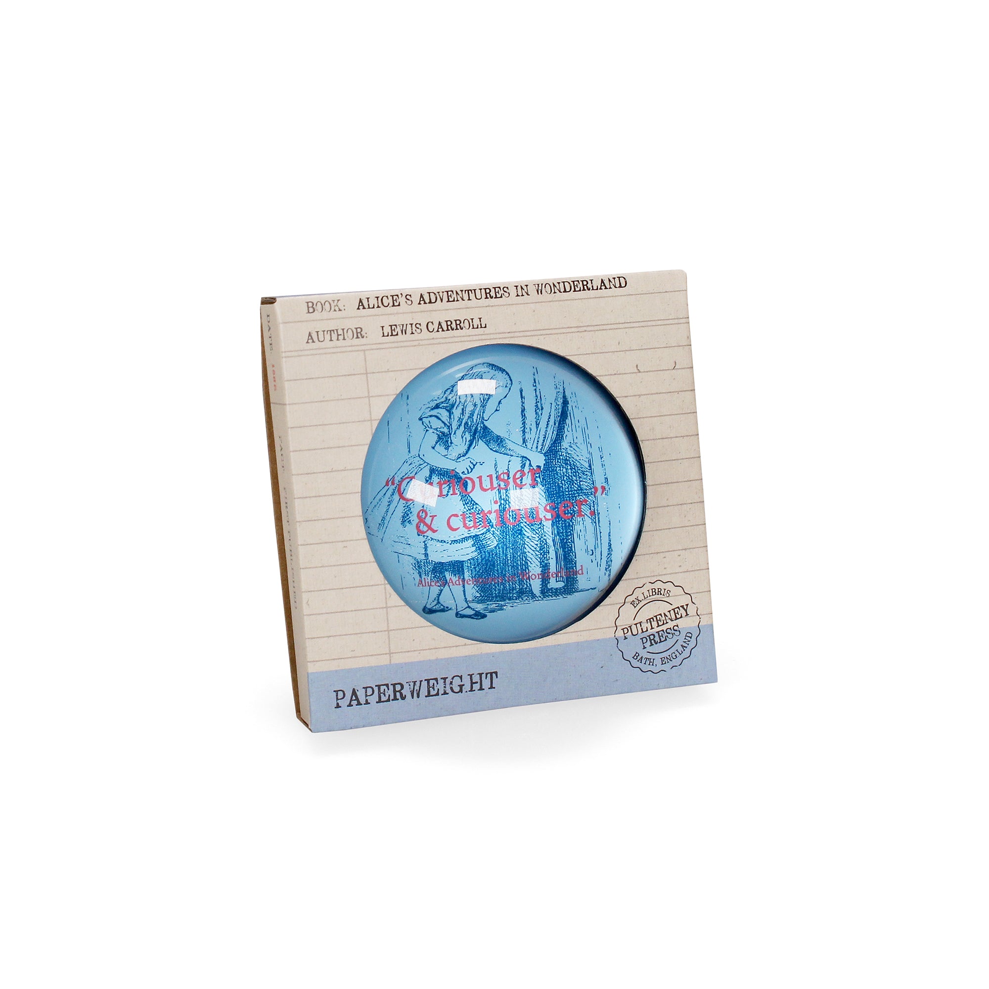 HMB Pulteney Press Alice presse-papier verre 70 mm