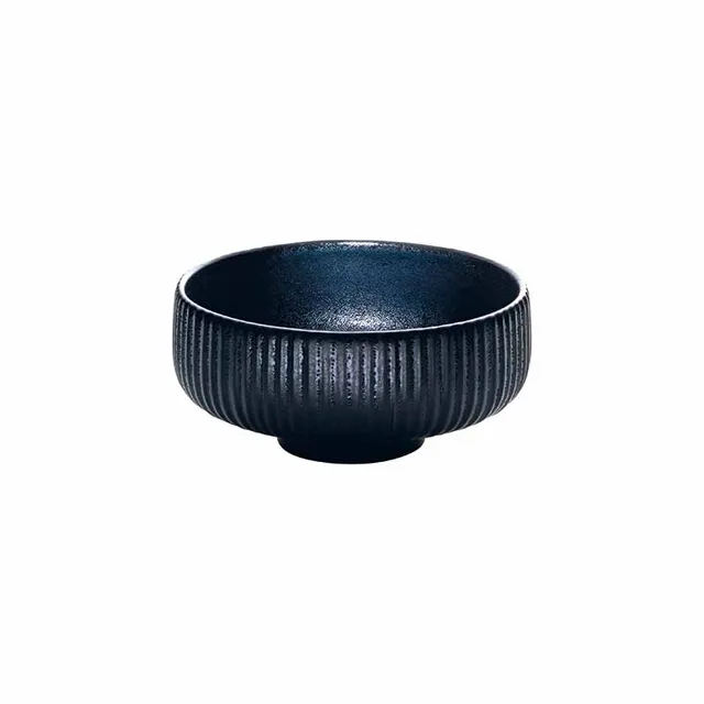 Artis Nara Black Relief bol 12 cm noir