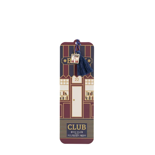 Pulteney Press Book Club marque-page papier bleu