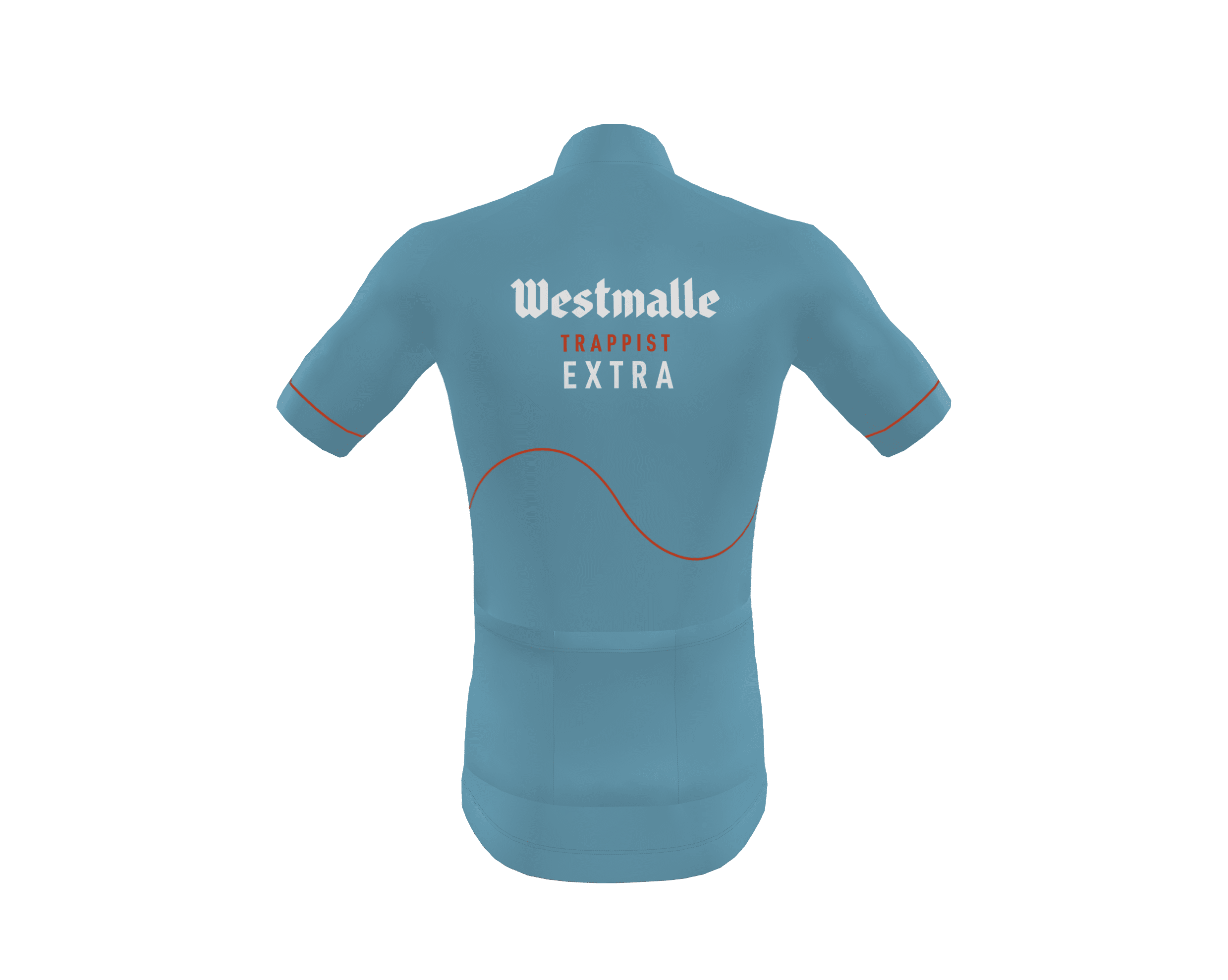 Westmalle maillot vélo homme bleu Extra respirant