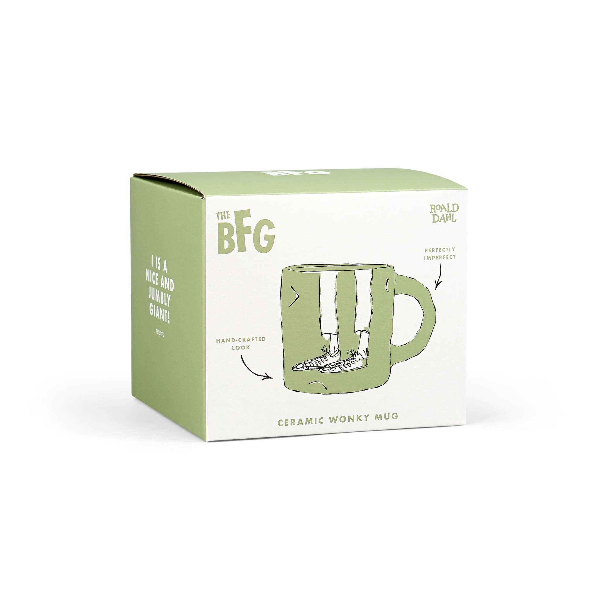 Roald Dahl BFG mug céramique 46cl vert coffret