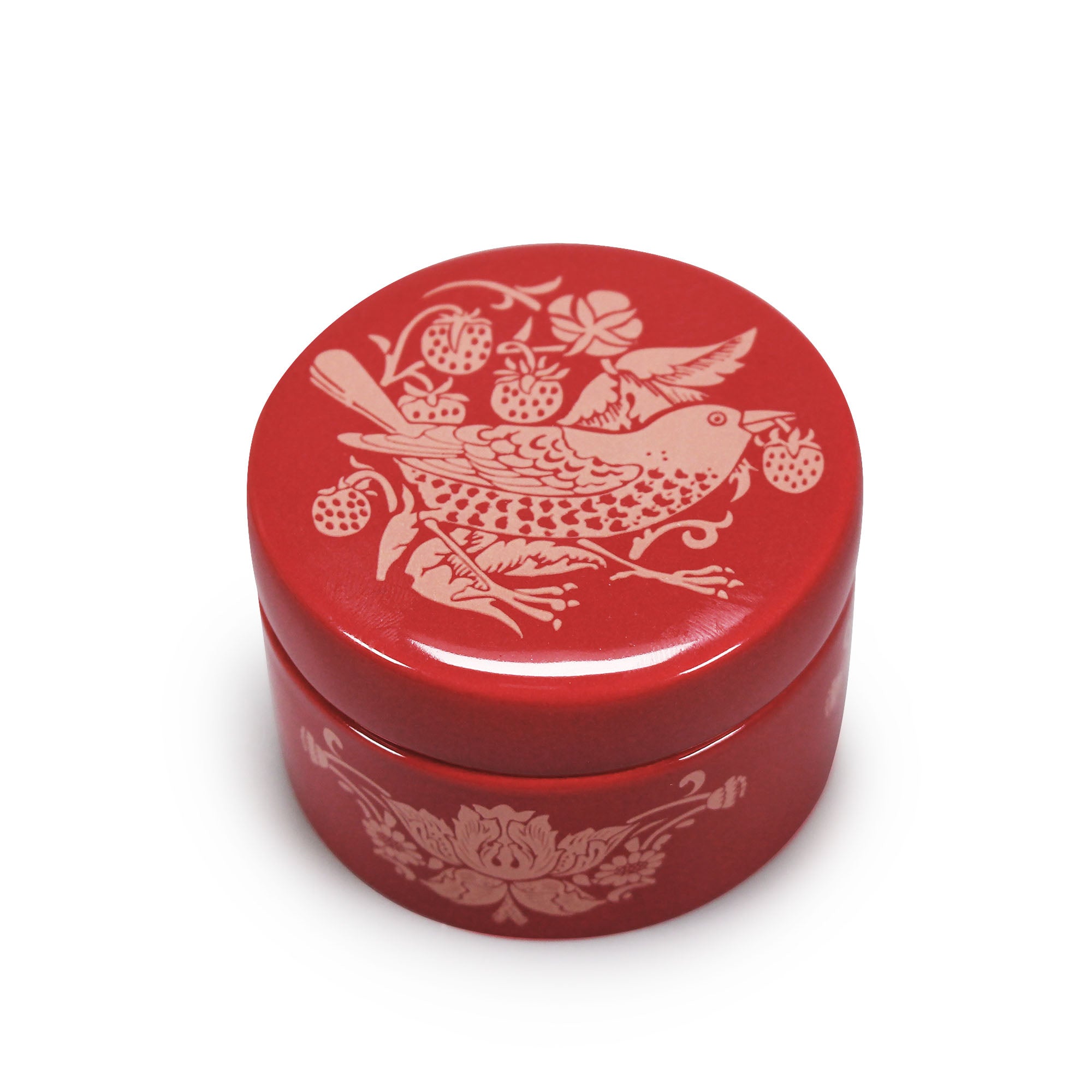William Morris Strawberry Thief boîte à bijoux 6 cm