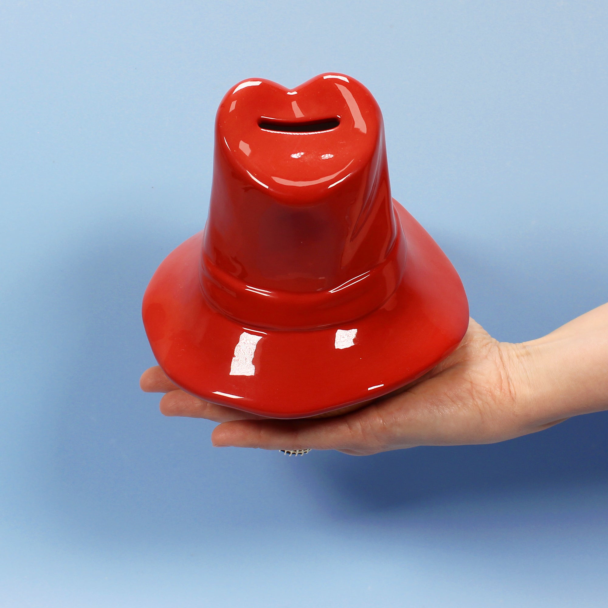 HMB Paddington tirelire céramique rouge boîte cadeau