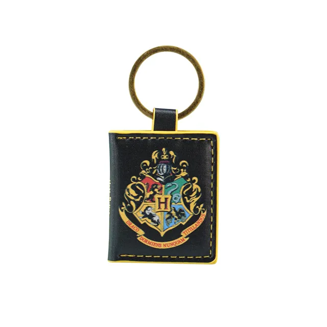 HMB Harry Potter Hogwarts porte-clés cuir vegan noir