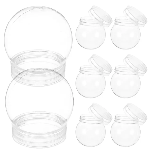 Alipis Boule a Neige DIY globe eau plastique 8x 7 cm