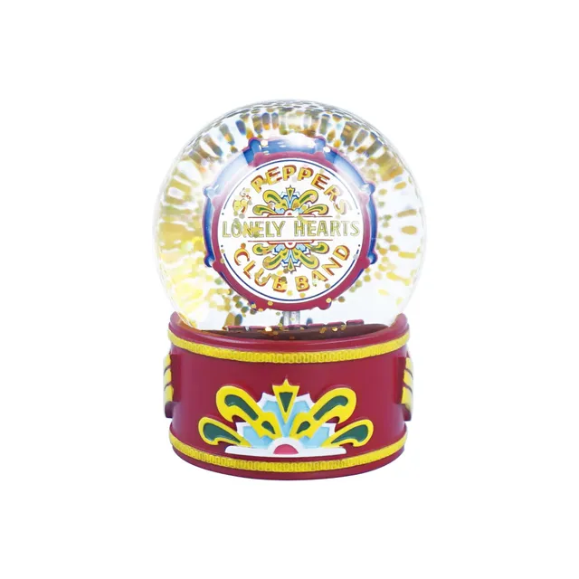 The Beatles Sgt Pepper boule à neige 65 mm rouge