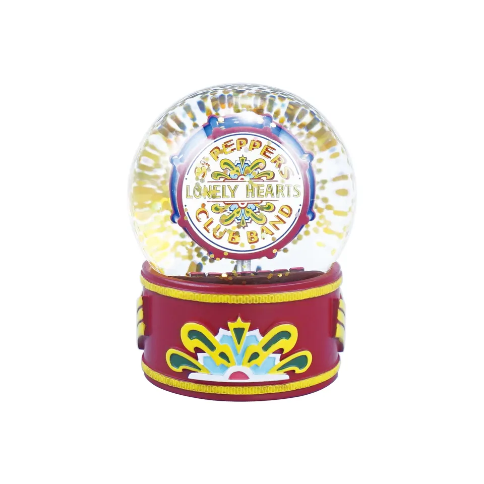 The Beatles Sgt Pepper boule à neige 65 mm rouge