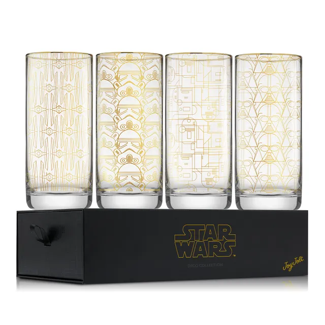 JoyJolt Star Wars Deco Verres Highball 37 cl Lot 4