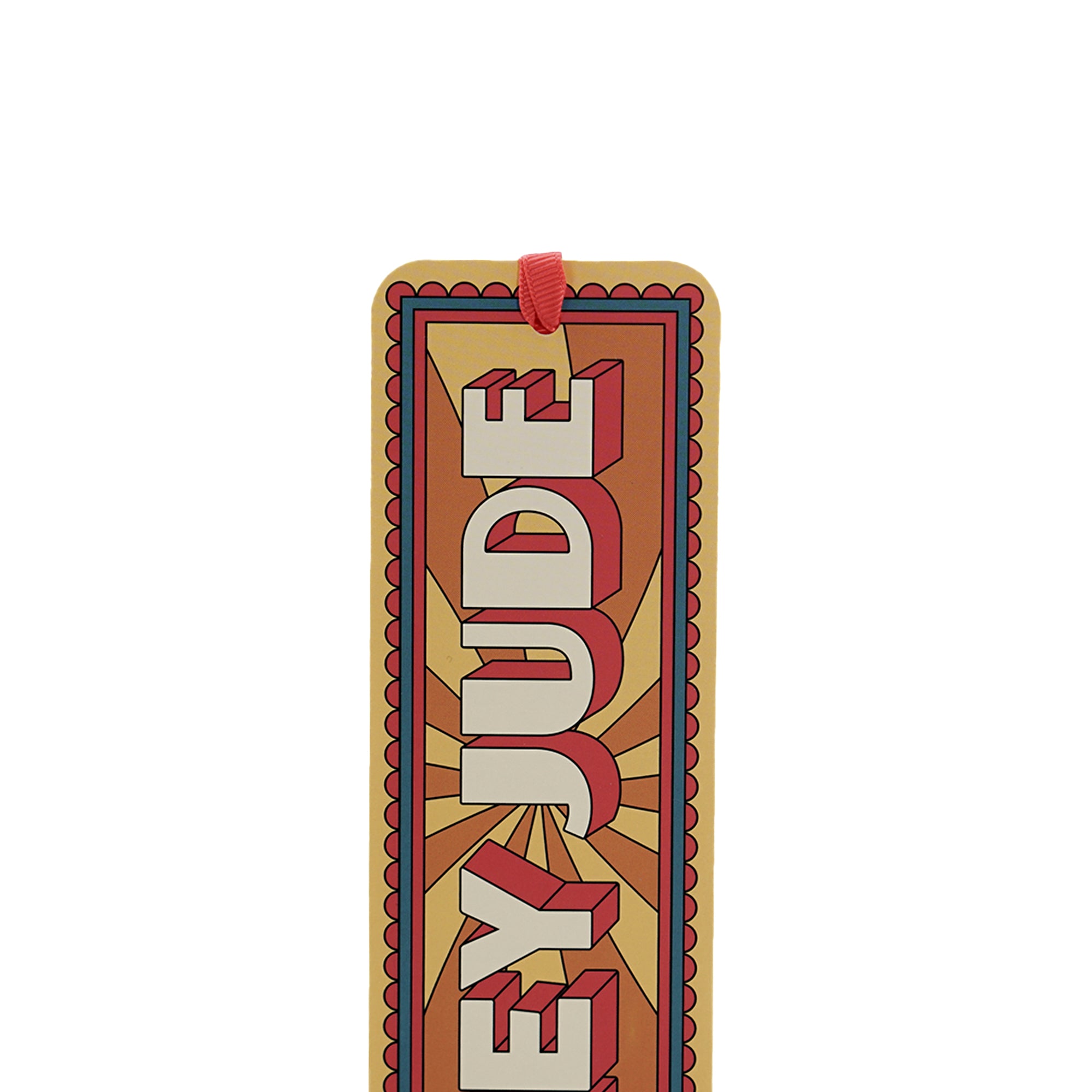 The Beatles Hey Jude marque-page papier rouge