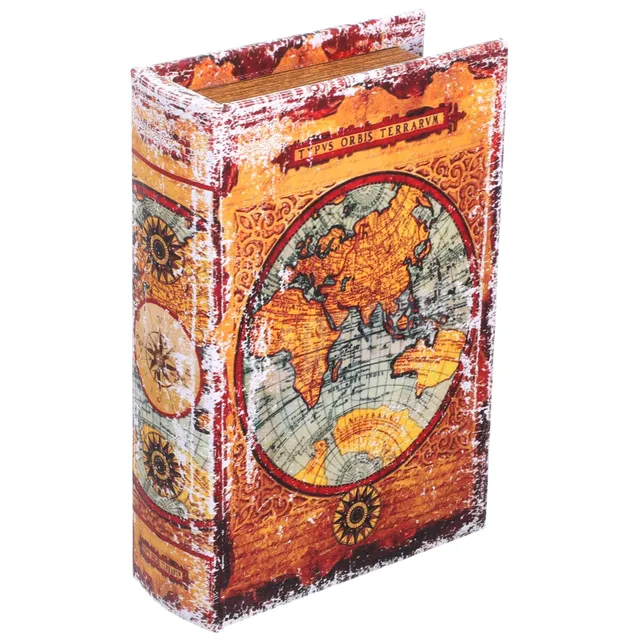 Alipis boîte faux livre vintage secret 19 cm