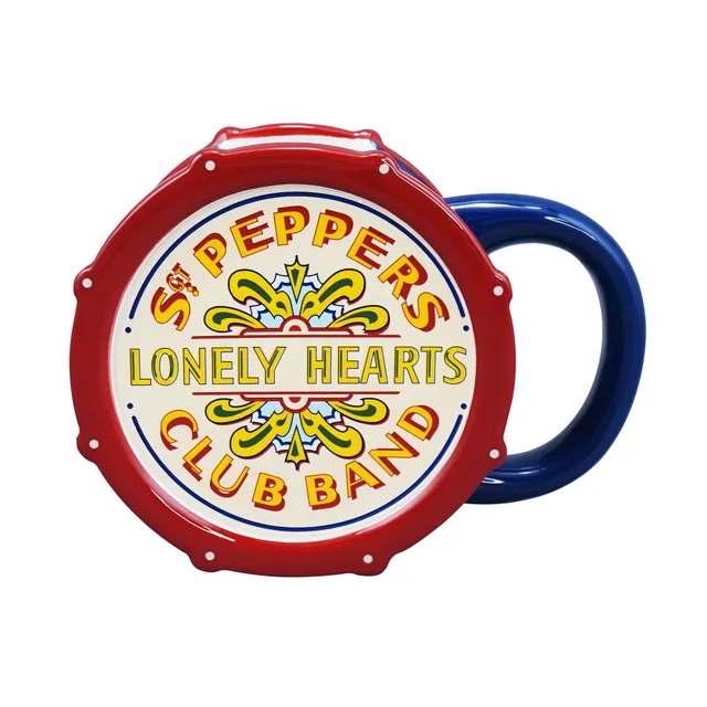 The Beatles Sgt. Pepper mug 250ml céramique rouge coffret