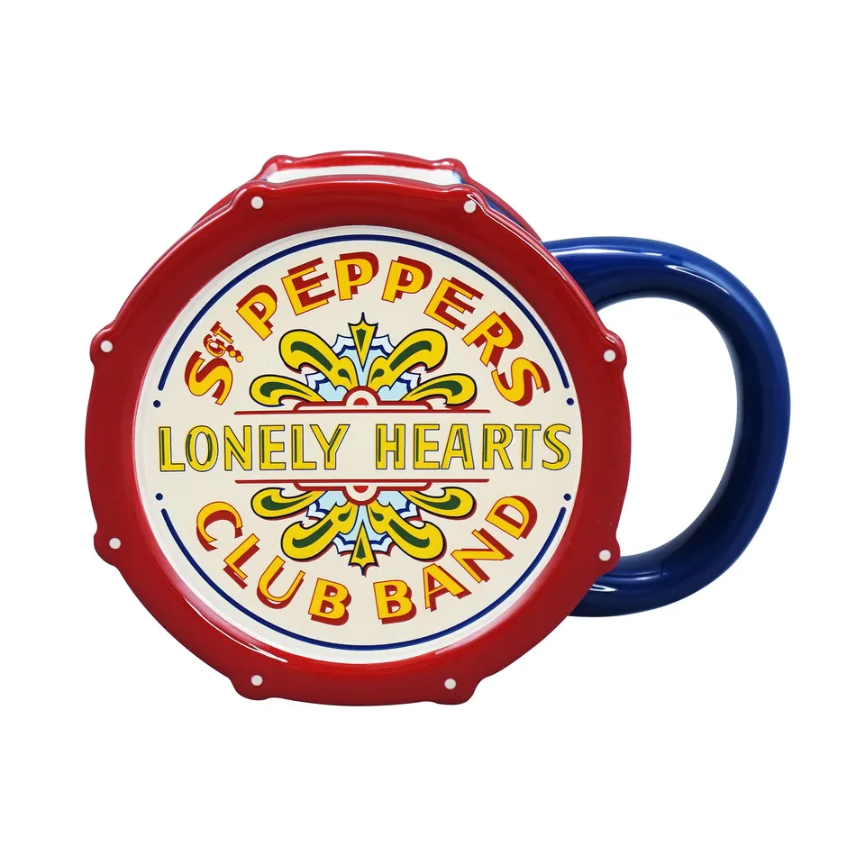The Beatles Sgt. Pepper mug 250ml céramique rouge coffret