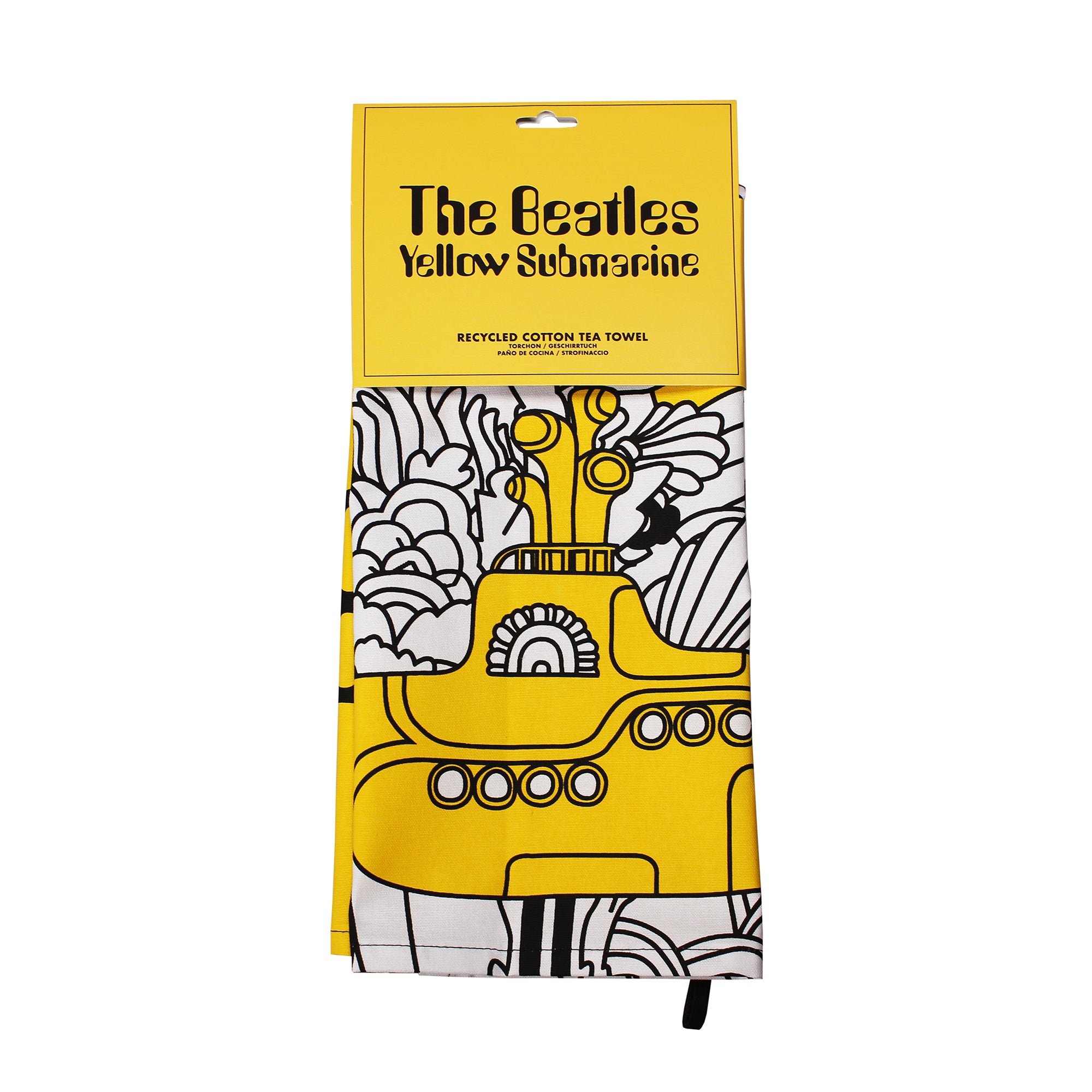 HMB The Beatles Yellow Submarine torchon coton 65x45