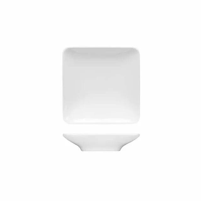 Artis Purity assiette carrée 9 cm porcelaine