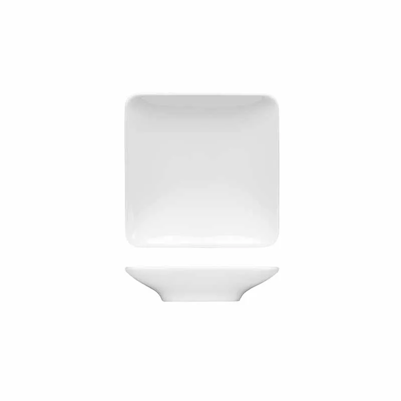 Artis Purity assiette carrée 9 cm porcelaine