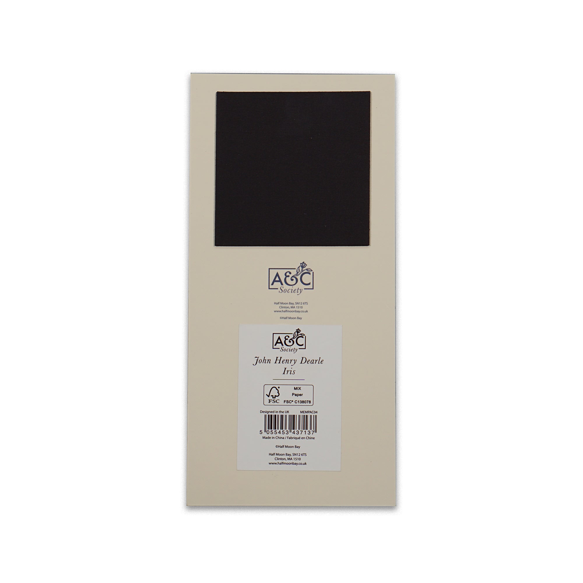 Arts & Crafts Society Iris bloc-notes magnétique vert