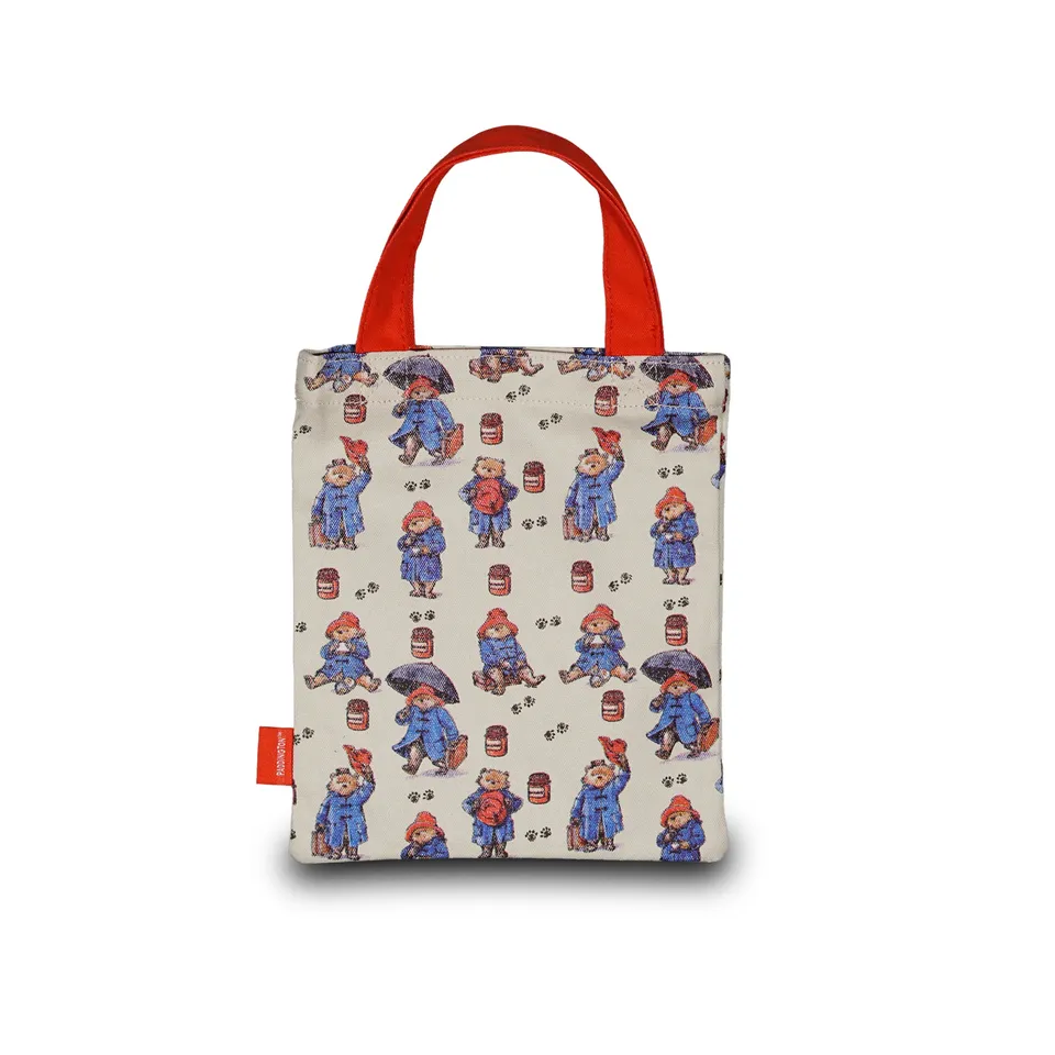 Paddington Repeat petit tote coton recyclé blanc