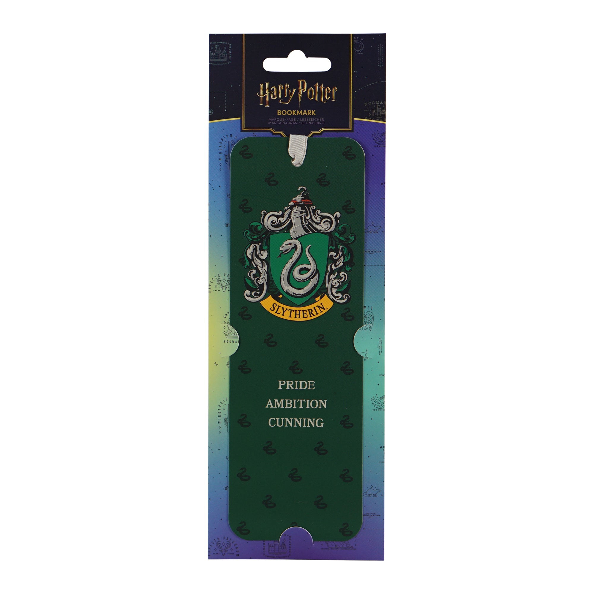 Harry Potter Slytherin marque-page papier vert