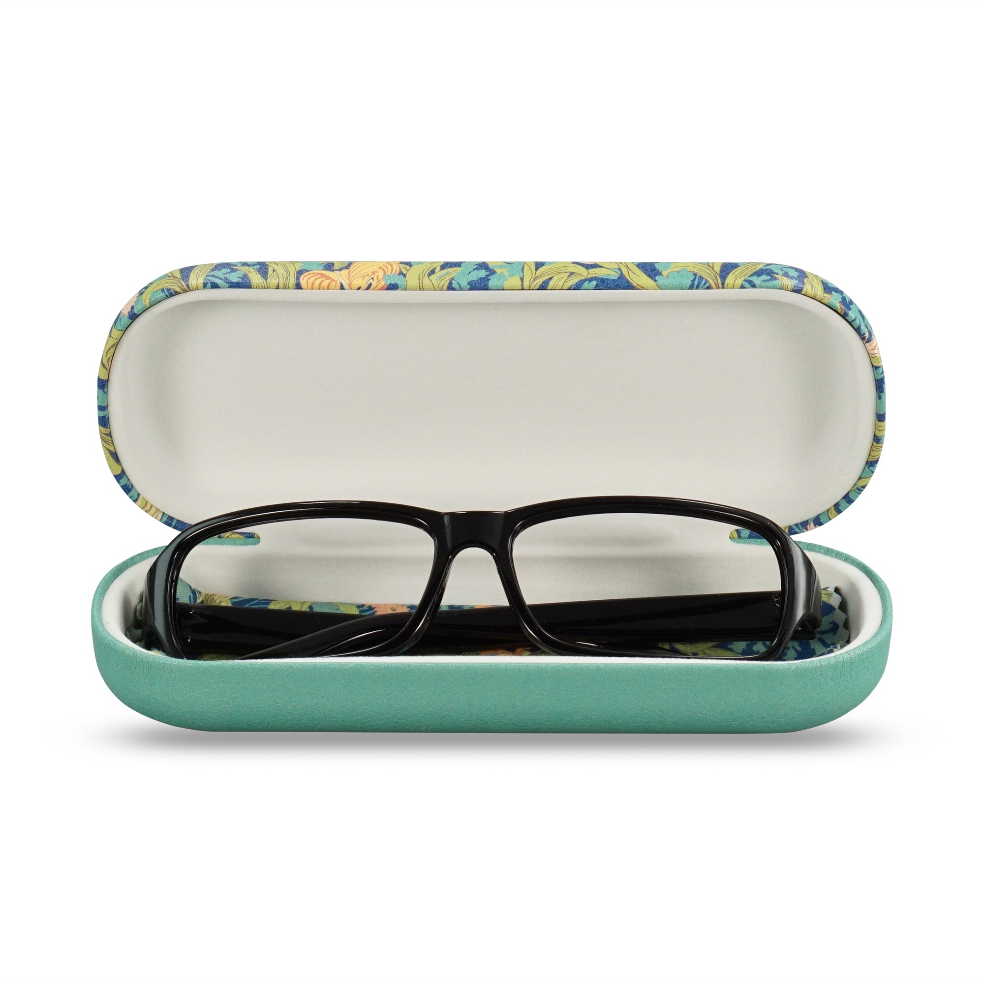 Arts & Crafts John H. Dearle Iris étui lunettes vert