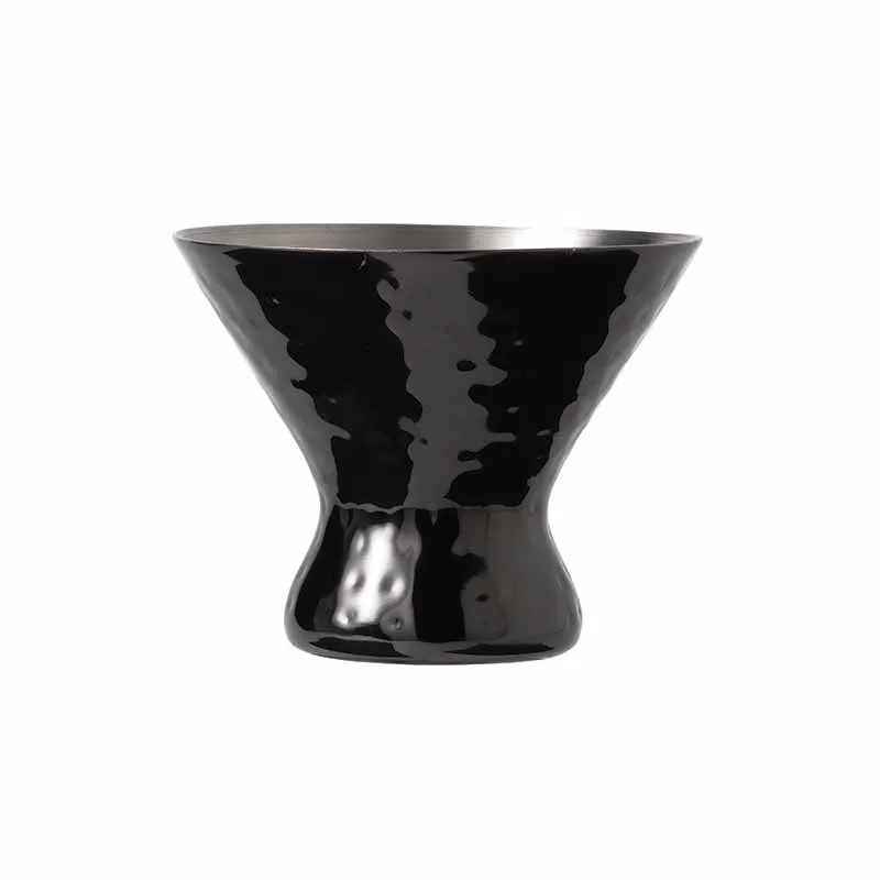 Artis Hammered Sundae Black 11cm coupe à glace