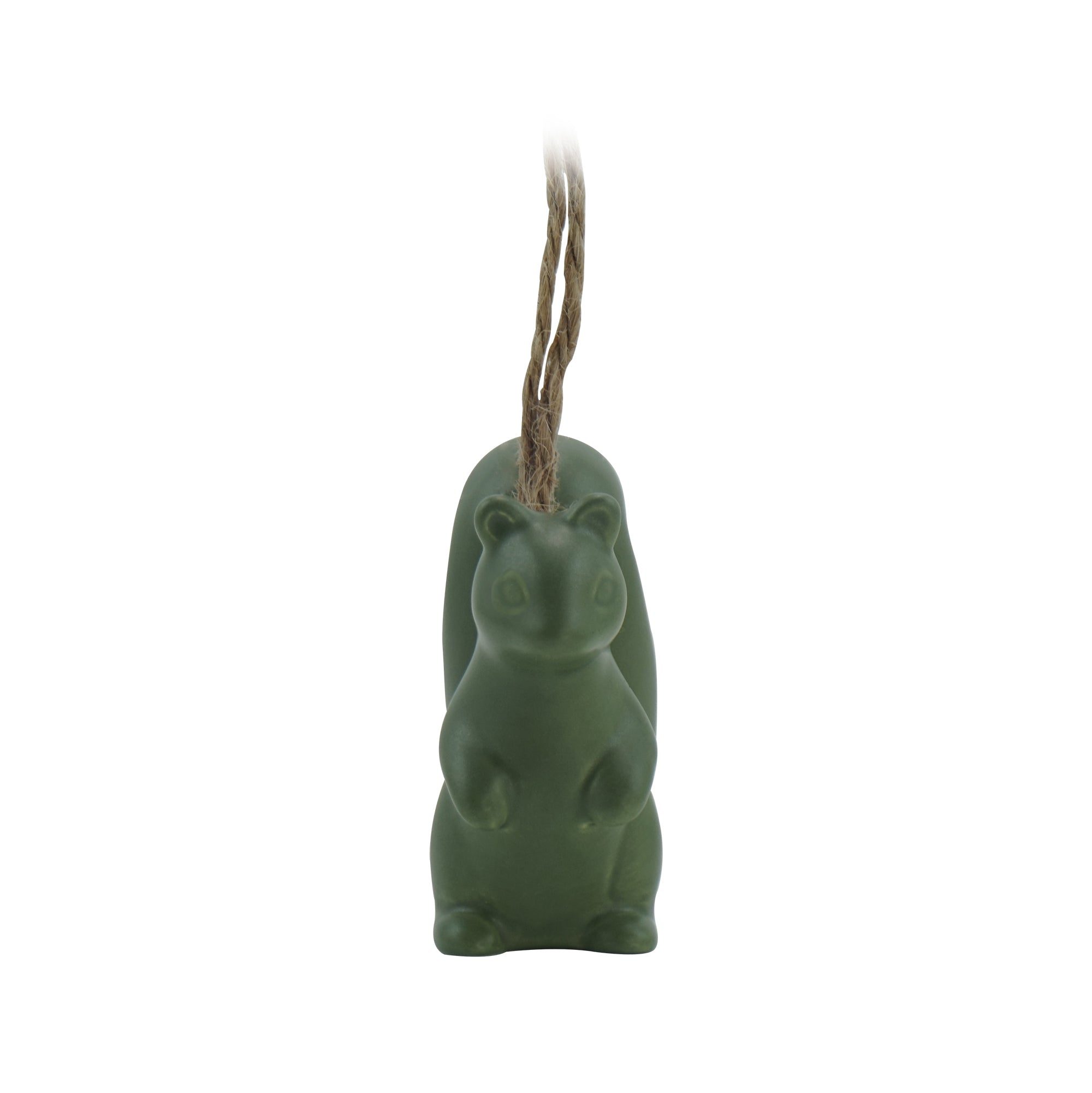 Woodland Folk Green Squirrel suspension verte