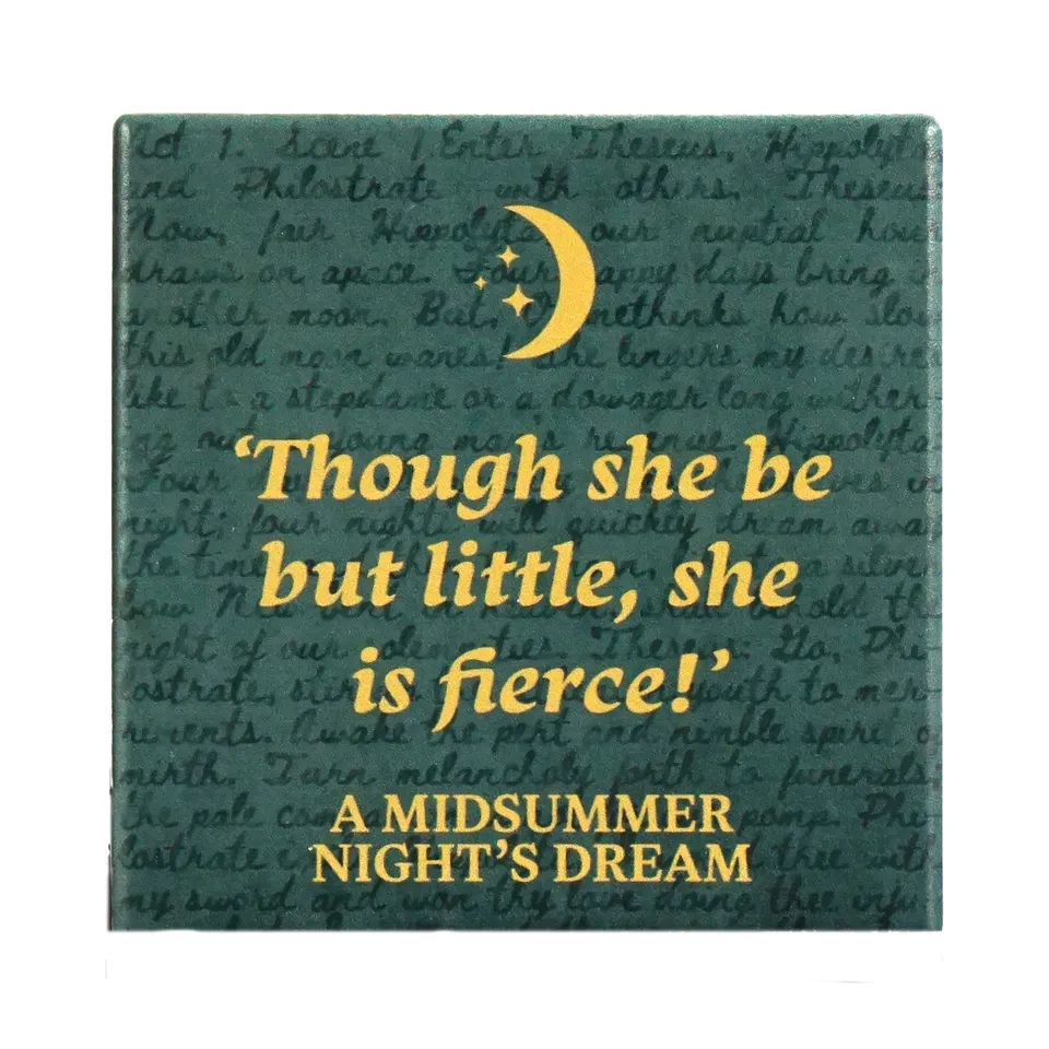 Shakespeare Midsummer Night's dessous verre céramique